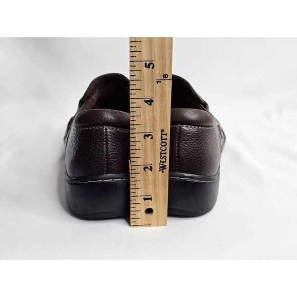 CLARKS COLLECTION Womens Cora Poppy Slip On Comfort Dress Shoe Size 7M brown - Picture 3 of 8